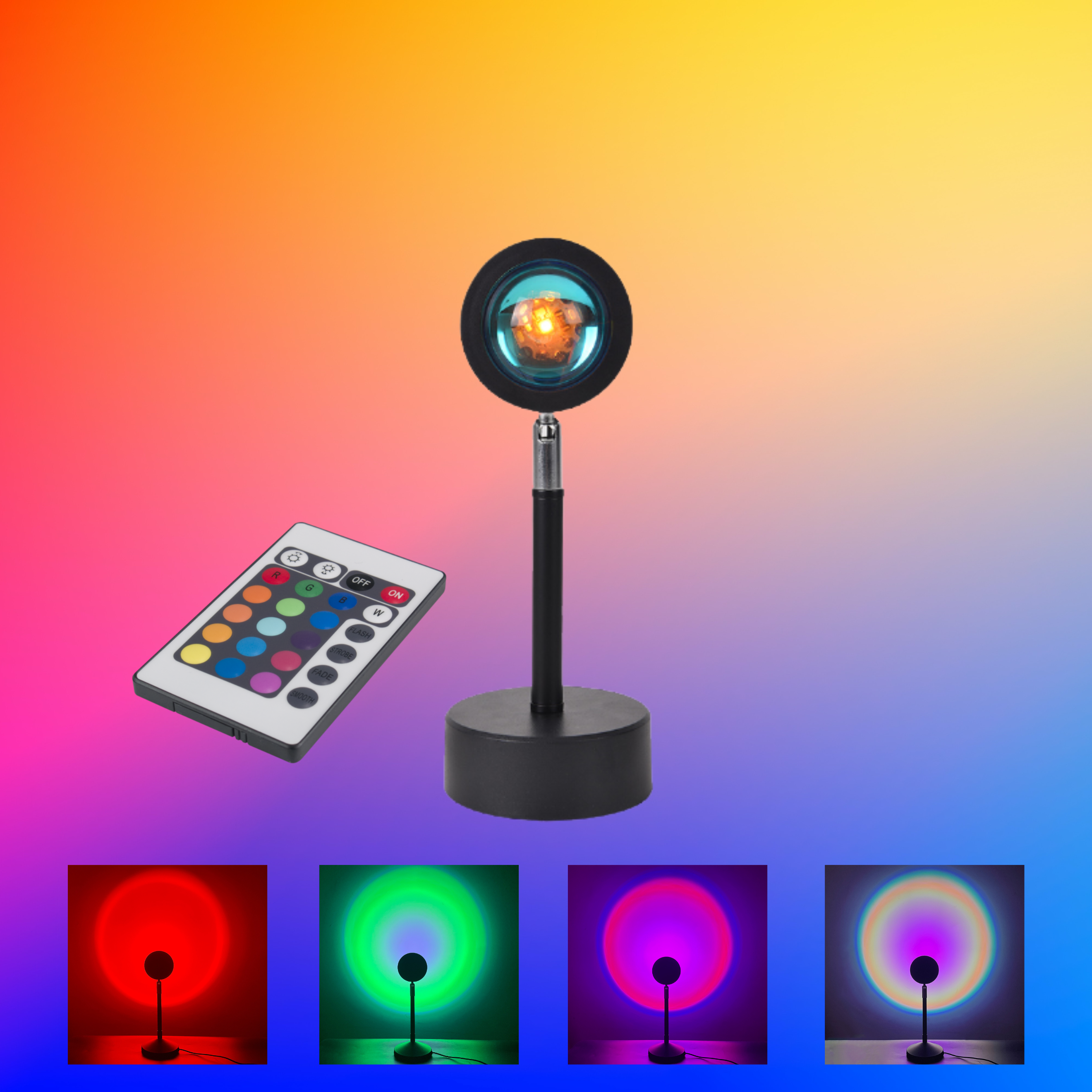 Sunset Lamp Projector - Create the Perfect Ambiance w/ Sunset